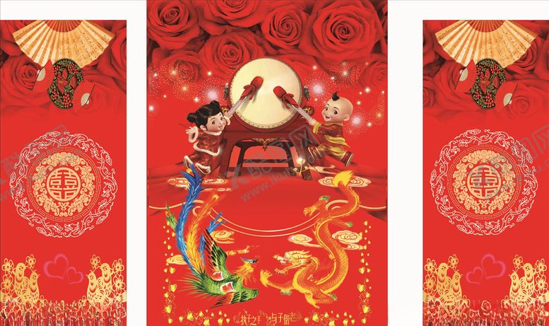 编号：61843006240930424238【酷图网】源文件下载-婚礼背景