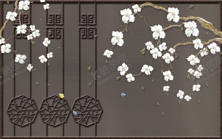 编号：59268510231212279916【酷图网】源文件下载-花鸟工笔画
