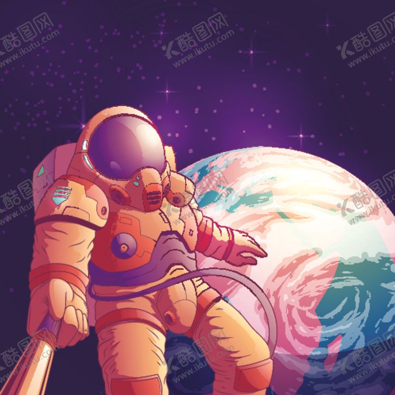编号：79030209252229468171【酷图网】源文件下载-宇宙太空人航空服