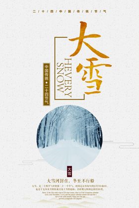 大雪海报