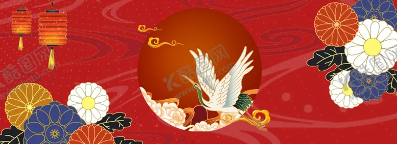 编号：56091302130934508674【酷图网】源文件下载-国潮风背景 