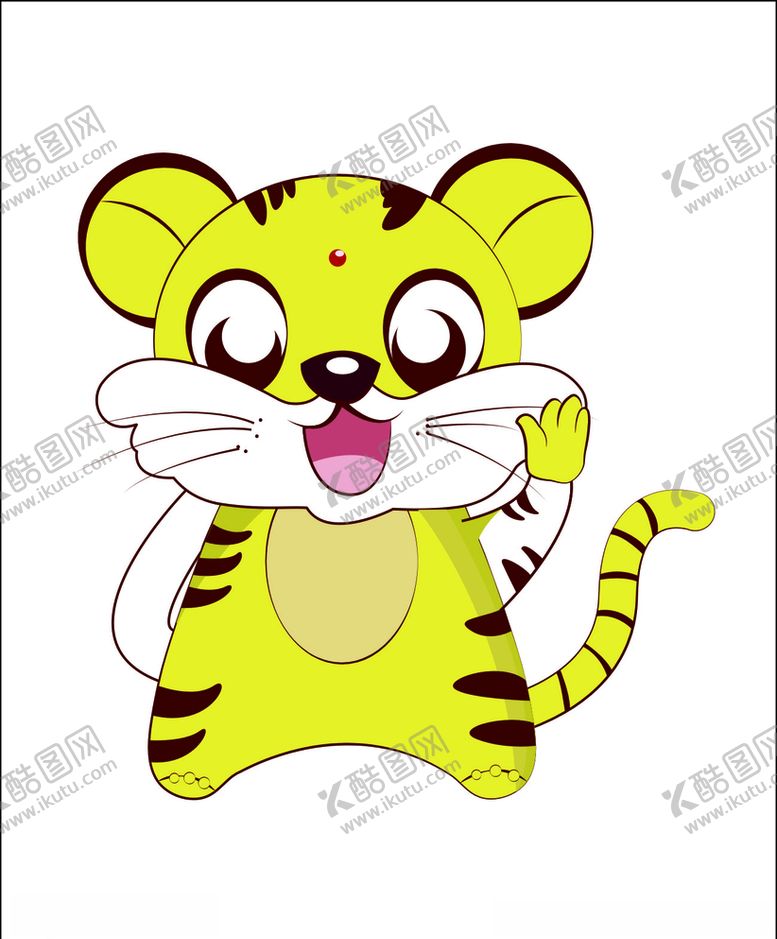 编号：18279709272244338586【酷图网】源文件下载-卡通老虎