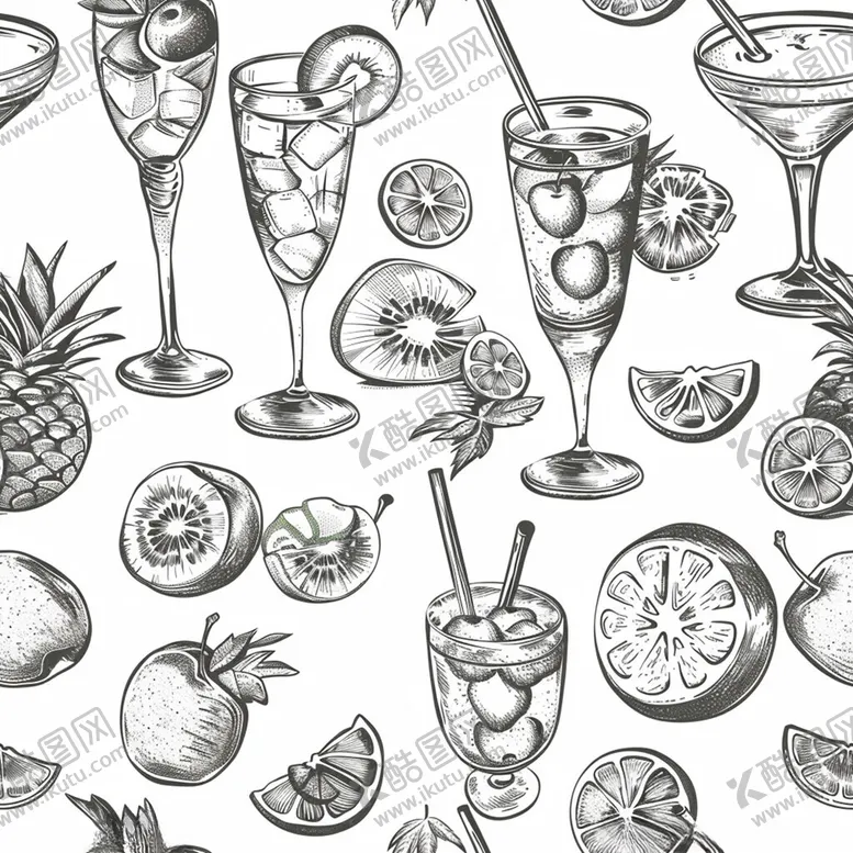 编号：30448311061259035815【酷图网】源文件下载-鸡尾酒果汁饮料调制酒素材