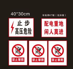 安全标识牌图片