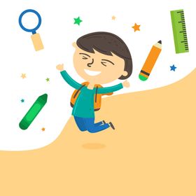 学生小卡通形象中