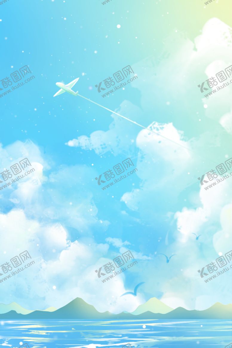 编号：38460910100504071249【酷图网】源文件下载-海边插画