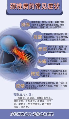 劲椎病健康海报素材