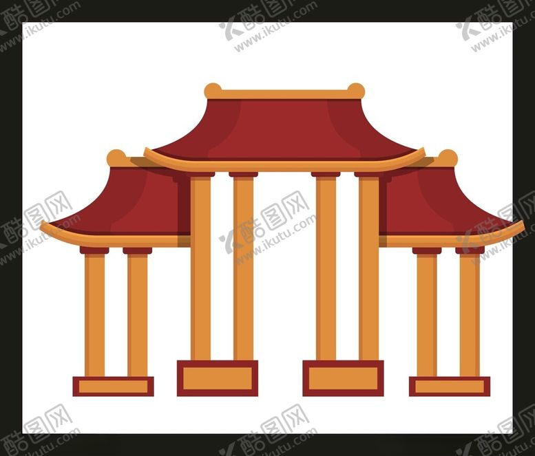 编号：86125801170736019837【酷图网】源文件下载-手绘古典建筑