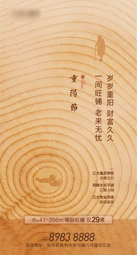 地产重阳节海报