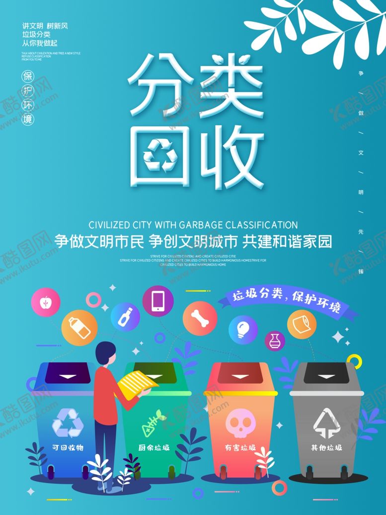 编号：65943307041249181603【酷图网】源文件下载-垃圾分类