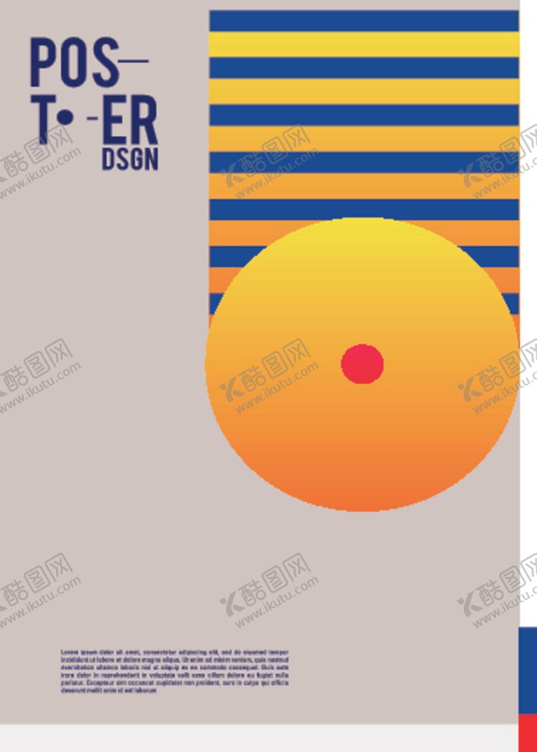 编号：96633410300714241322【酷图网】源文件下载-几何拼接创意海报图案