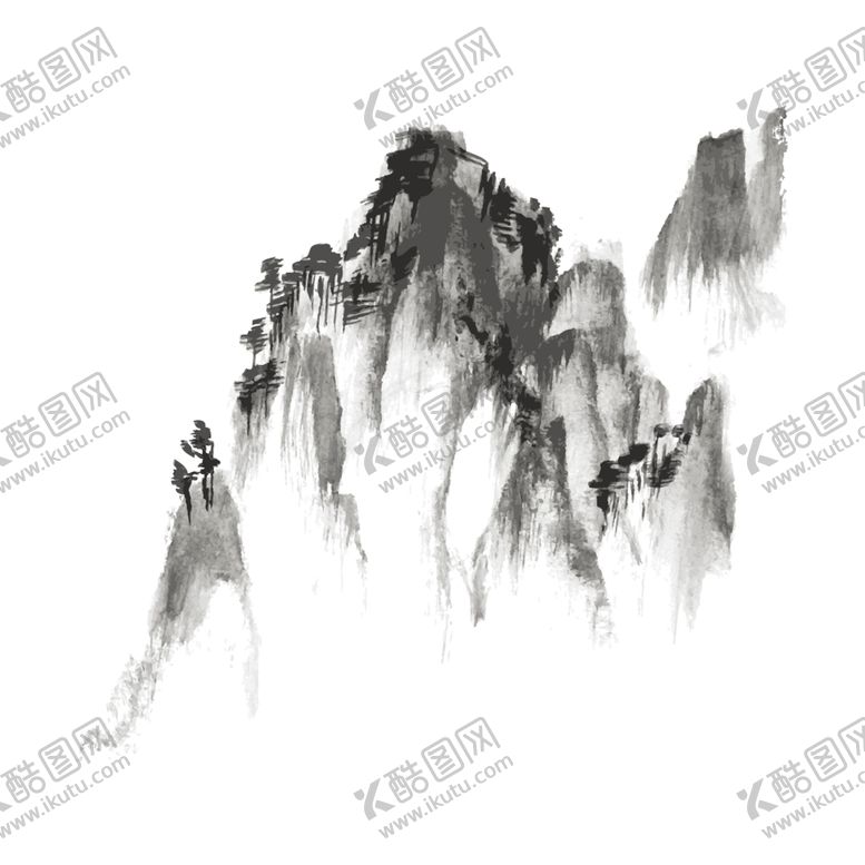 编号：48282604302003442067【酷图网】源文件下载-水墨山水