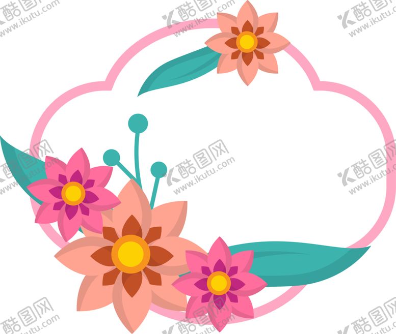编号：91351601261556313168【酷图网】源文件下载-花朵标签免抠图