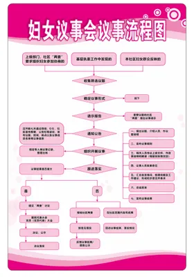 妇女议事会议事流程图