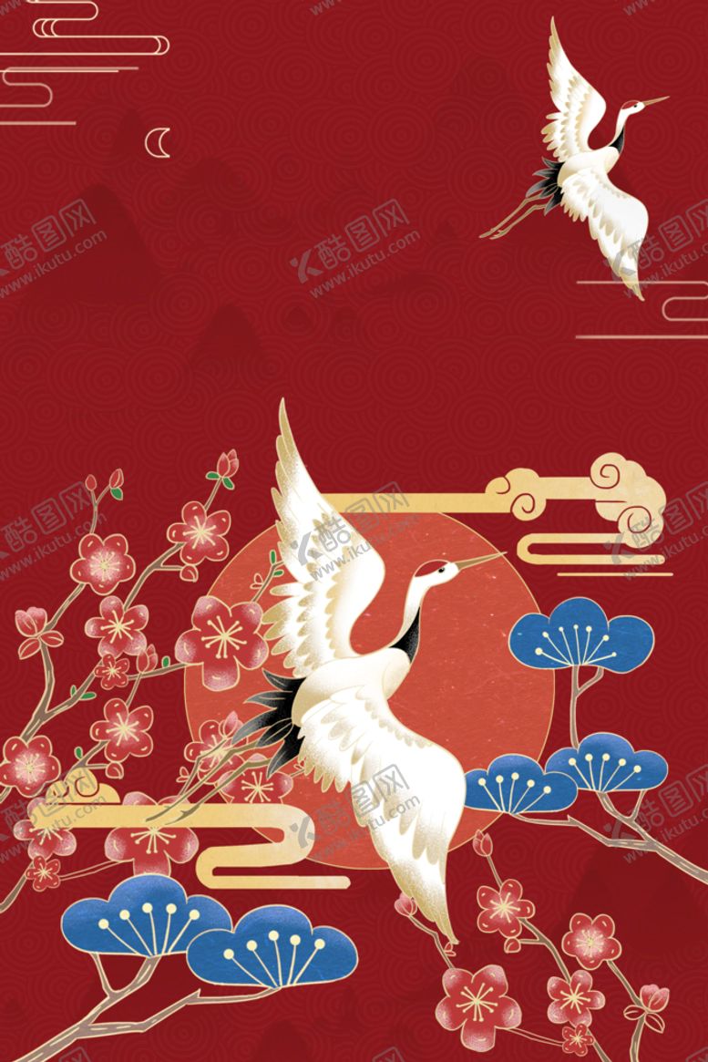 编号：53079209191431155389【酷图网】源文件下载-国潮风背景  