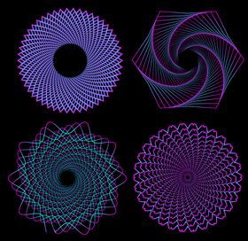 矢量花纹