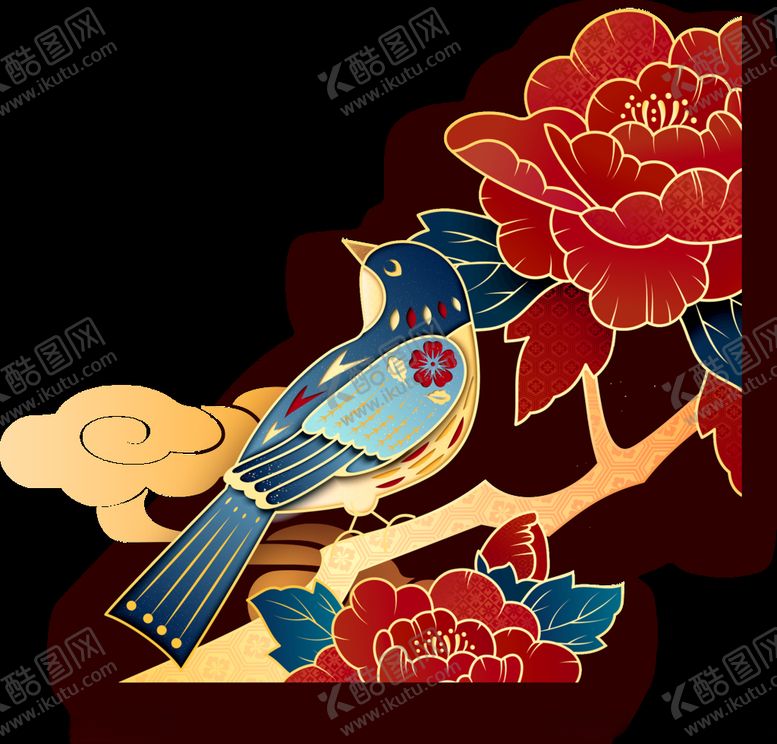 编号：91947110170018306529【酷图网】源文件下载-中式花鸟