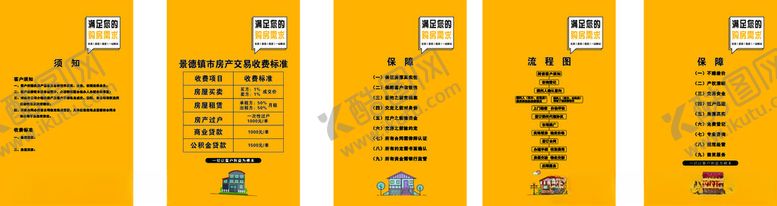 编号：49255004012032461185【酷图网】源文件下载-房地产宣传海报图黄色底