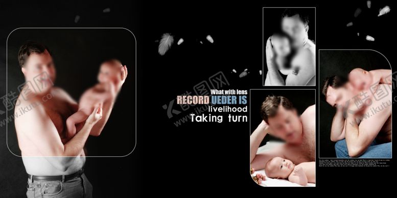 编号：82663909121840314886【酷图网】源文件下载-儿童童年幼儿宝宝影楼相册模板