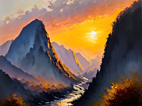 风景油画