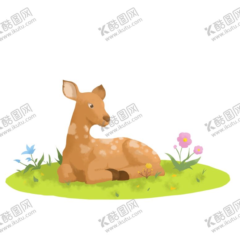 编号：74954810232144154104【酷图网】源文件下载-卡通鹿