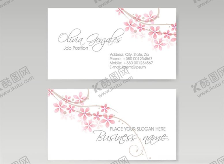 编号：63387610100524499365【酷图网】源文件下载-企业名片