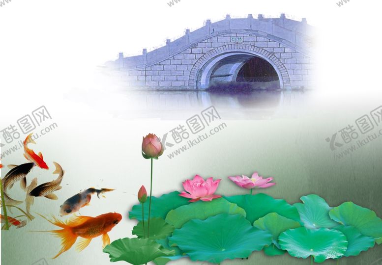 编号：24546010071939248069【酷图网】源文件下载-水墨鱼素材彩色合集