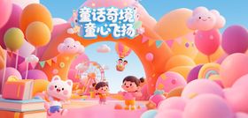 六一儿童节亲子嘉年banner