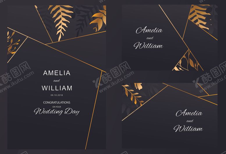 编号：76298909121415268928【酷图网】源文件下载-金色叶子背景