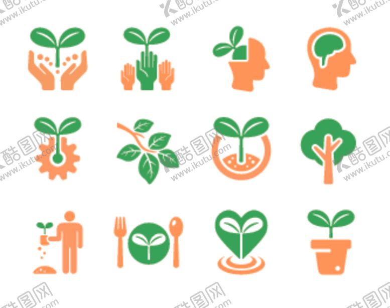 编号：89881911021546249085【酷图网】源文件下载-环保与绿化图标