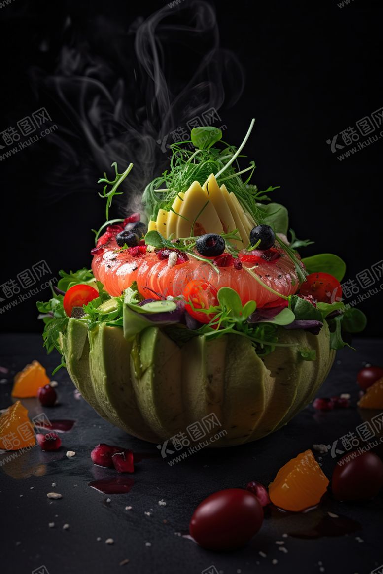 编号：46057801270334135849【酷图网】源文件下载-水果色拉