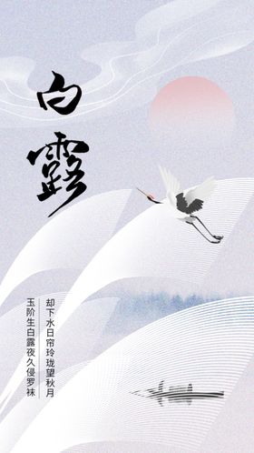 白露素材海报宣传传统