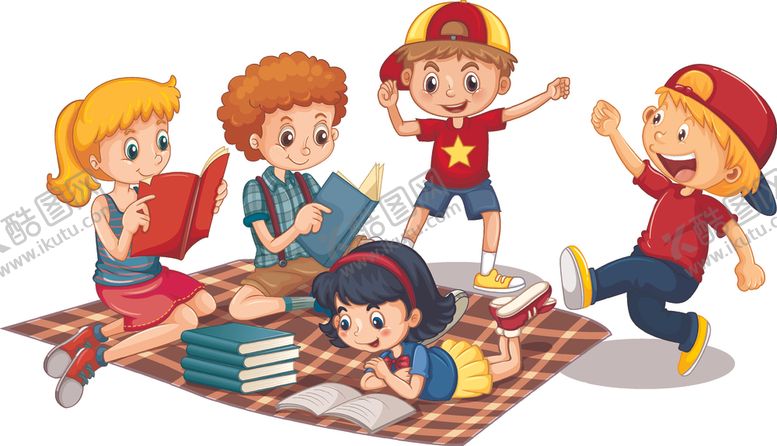 编号：98823409190532374693【酷图网】源文件下载-卡通矢量儿童