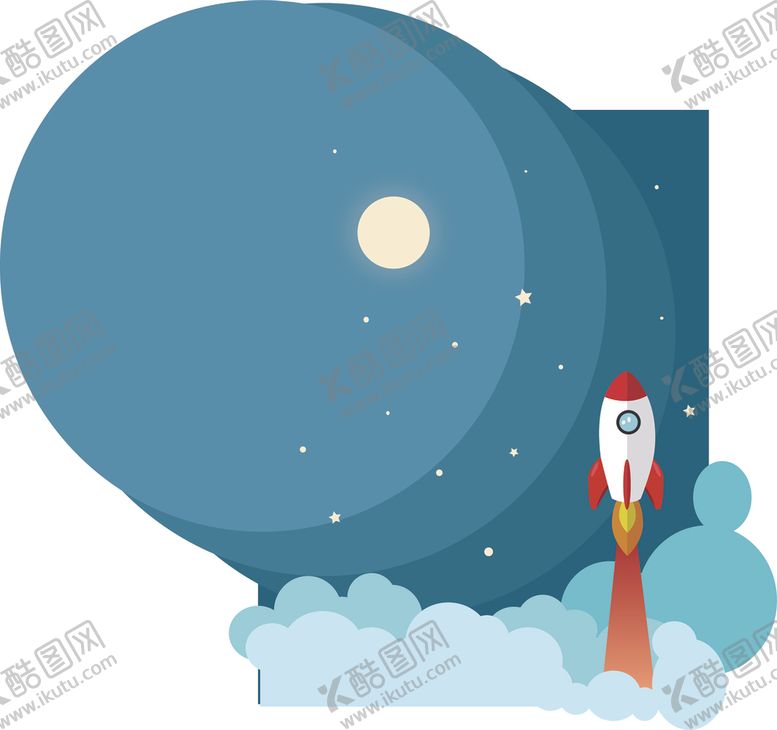 编号：93024105112250169716【酷图网】源文件下载-天空火箭儿童产品广告海报