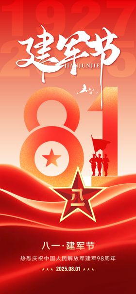 建军节海报
