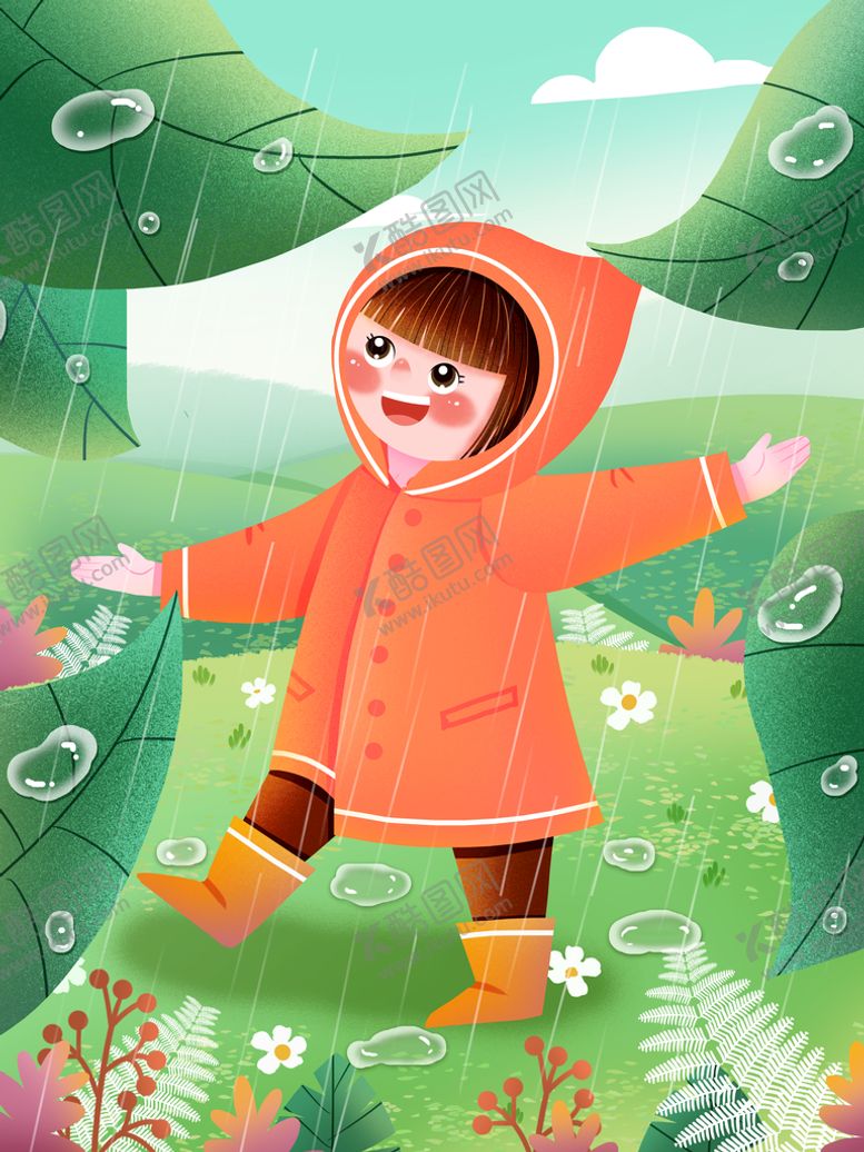 编号：54786109280720438912【酷图网】源文件下载-雨水海报           