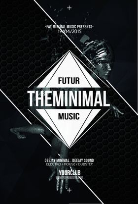 DJ海报音乐节创意前卫海报