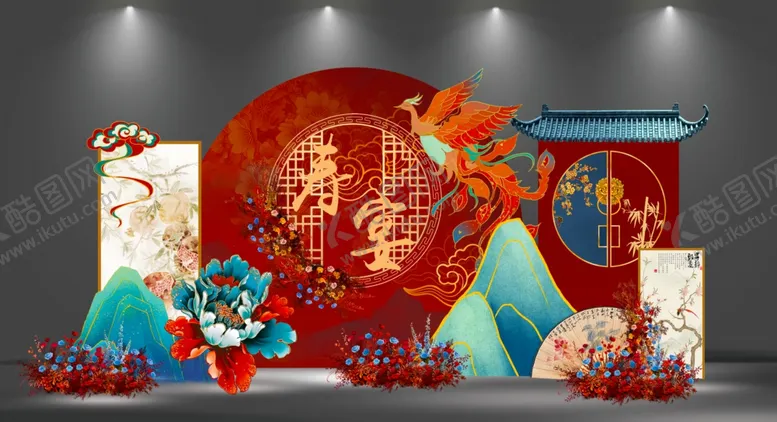 编号：34789206300636573715【酷图网】源文件下载-生日舞台背景