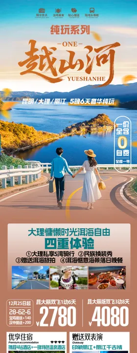 昆明大理丽江旅游海报