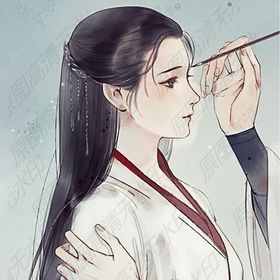 古风情侣女头