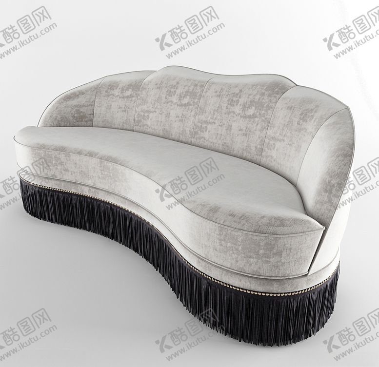 编号：80810509151447273743【酷图网】源文件下载-弧形欧式沙发