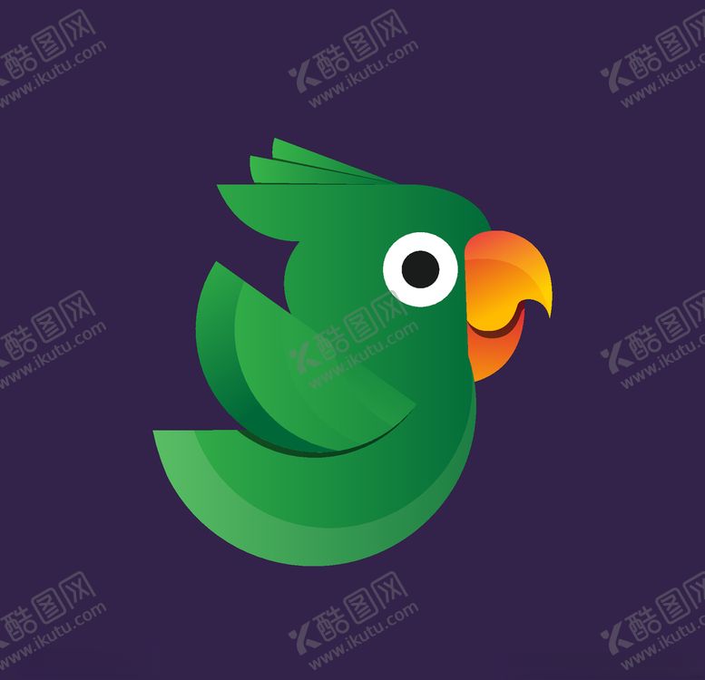 编号：38378309222055392939【酷图网】源文件下载-鹦鹉徽标设计