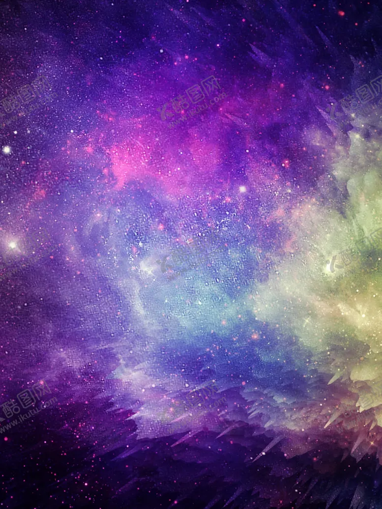 编号：23892003241738352093【酷图网】源文件下载-唯美紫色星空背景素材