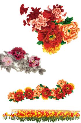 大花碎花