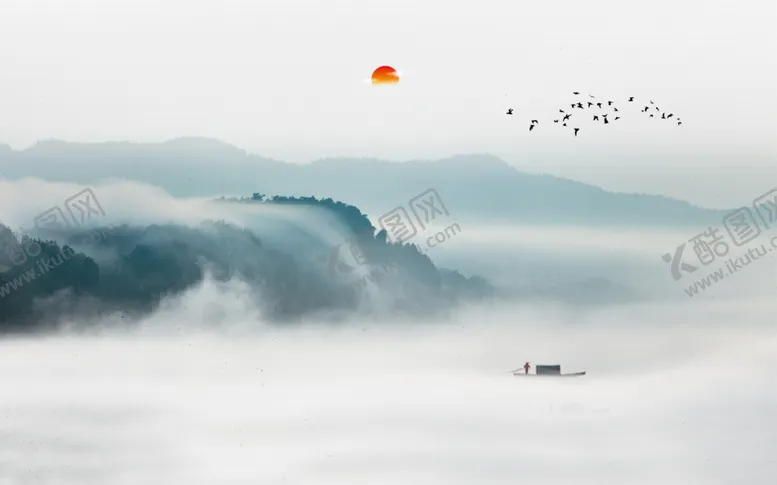 编号：62694106301325427632【酷图网】源文件下载-古风山水背景