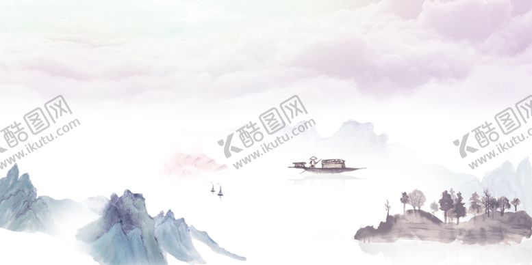 编号：32665310251307294722【酷图网】源文件下载-水墨山水装饰画