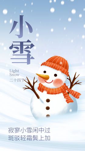 小雪海报