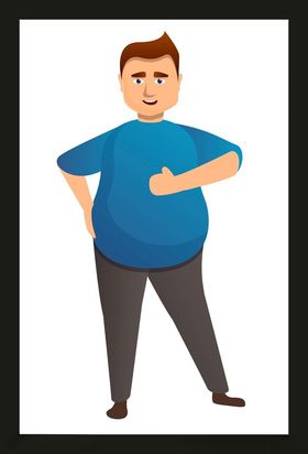 手绘男人男孩卡通动画动画