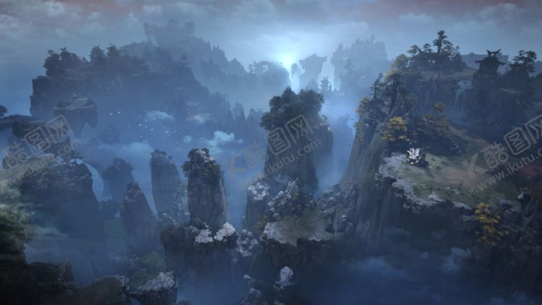 编号：41540206260656022681【酷图网】源文件下载-中国风大气插画场景