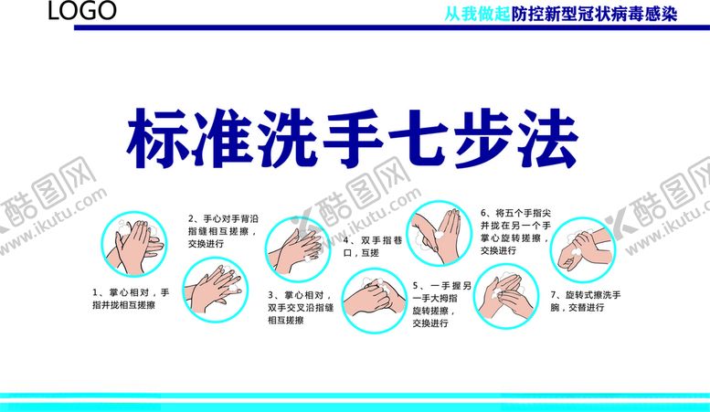 编号：75978309222218262017【酷图网】源文件下载-标准洗手七步法